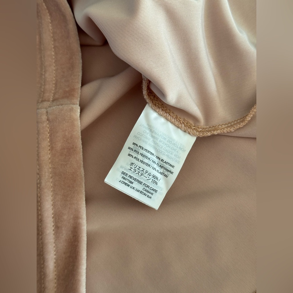 Madewell | Mock Neck Velvet Top in Avalon Pink | Sz XS - Picture 5 of 5